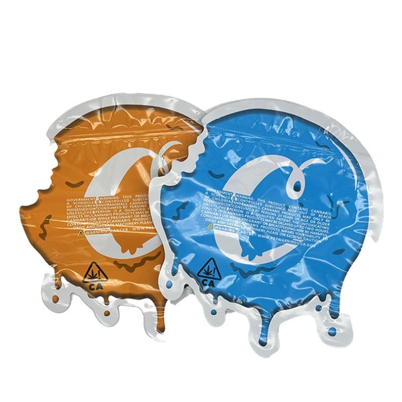 Cookies 1lb Big Die Cut Mylar Bags Wholesale
